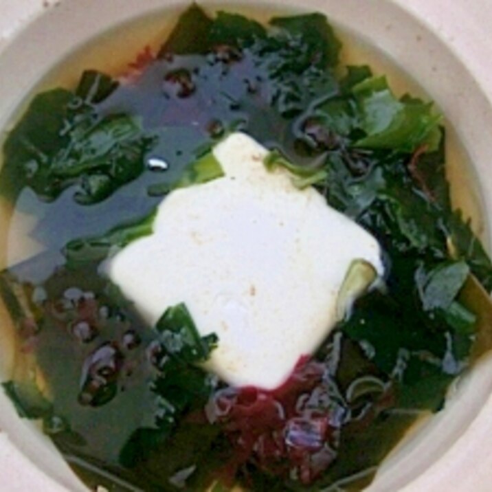 ダイエットに!海草&湯豆腐